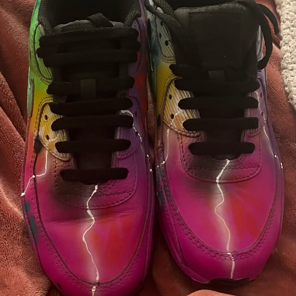 Air Max 90s custom airbrushed
